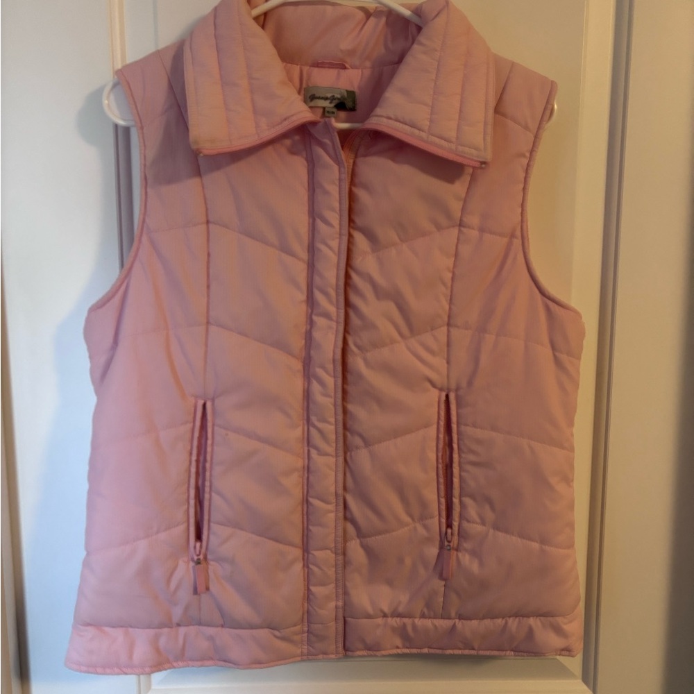 Gossip Girl Light Pink Quilted Vest